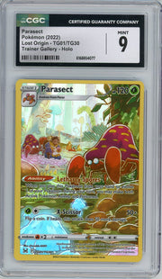 Parasect Pokémon Lost Origin Trainer Gallery TG01/TG30 CGC 9