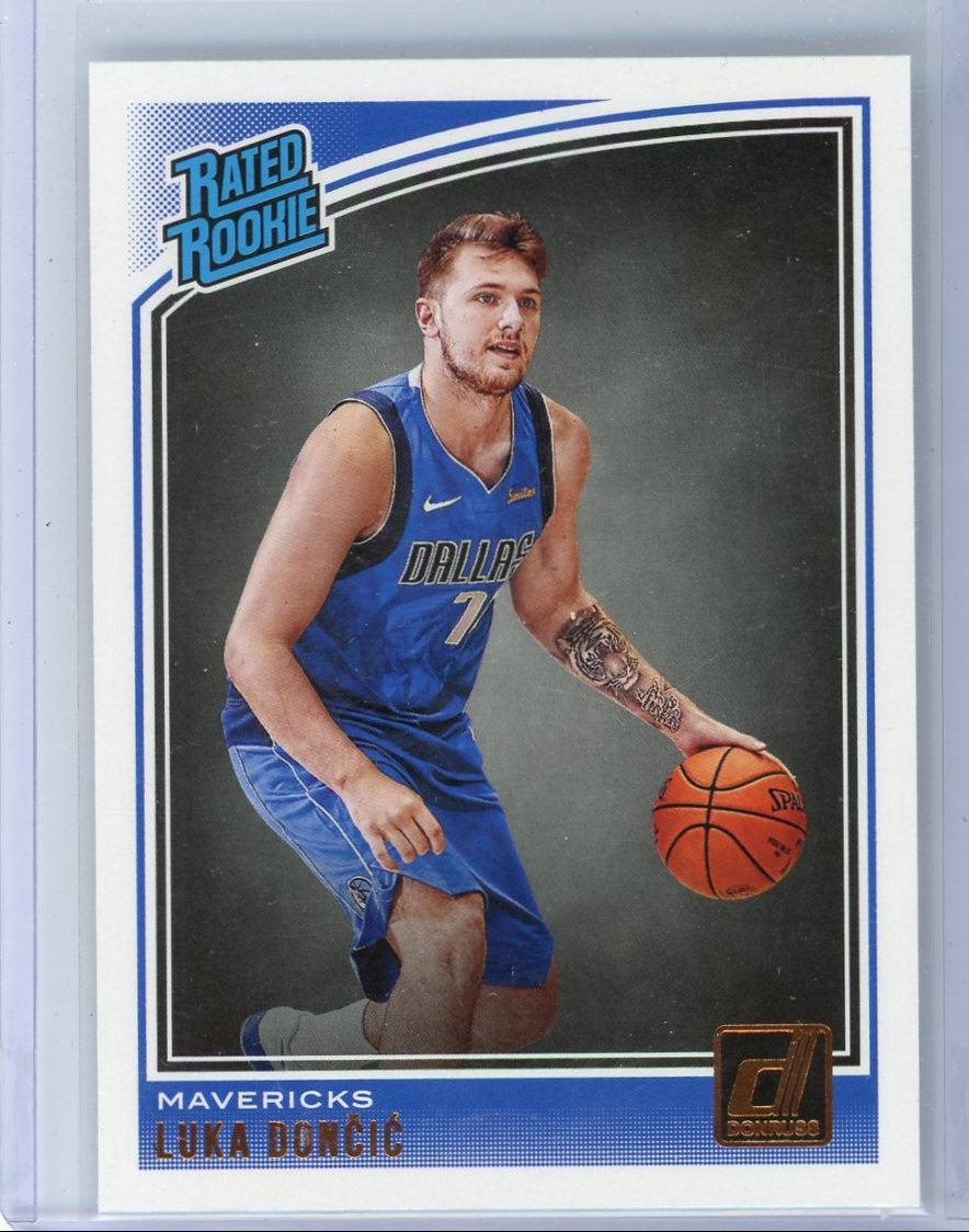Luka Doncic 2018 Panini Donruss Rated Rookie RC