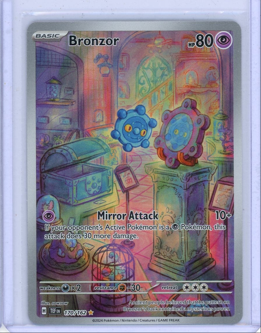 Bronzor Pokémon Temporal Forces Illustration Rare #170/162
