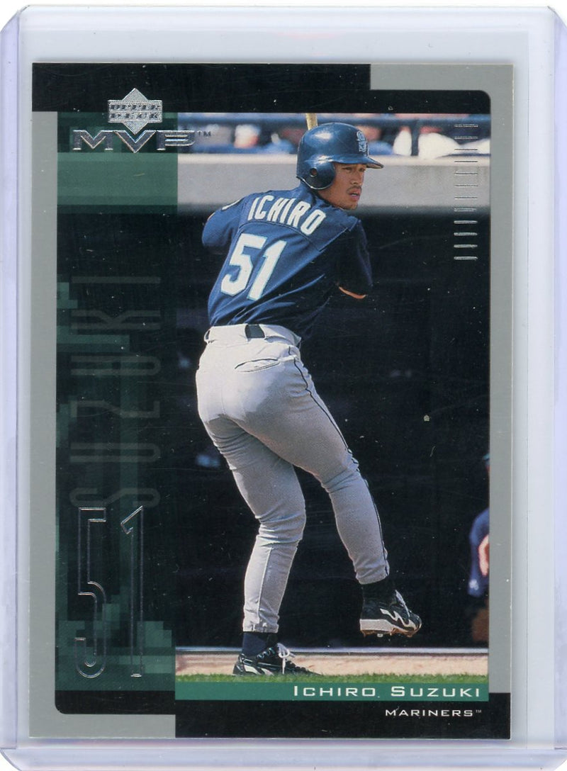 Ichiro Suzuki 2001 Upper Deck MVP rookie card