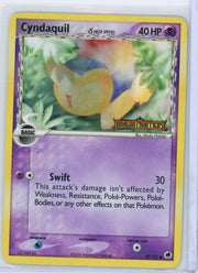 Cyndaquil Pokémon EX Dragon Frontiers Delta Species Reverse Holo #45/101