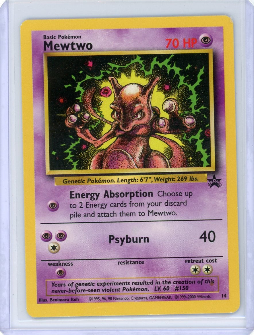 Mewtwo #14 Pokemon Black Star Promo