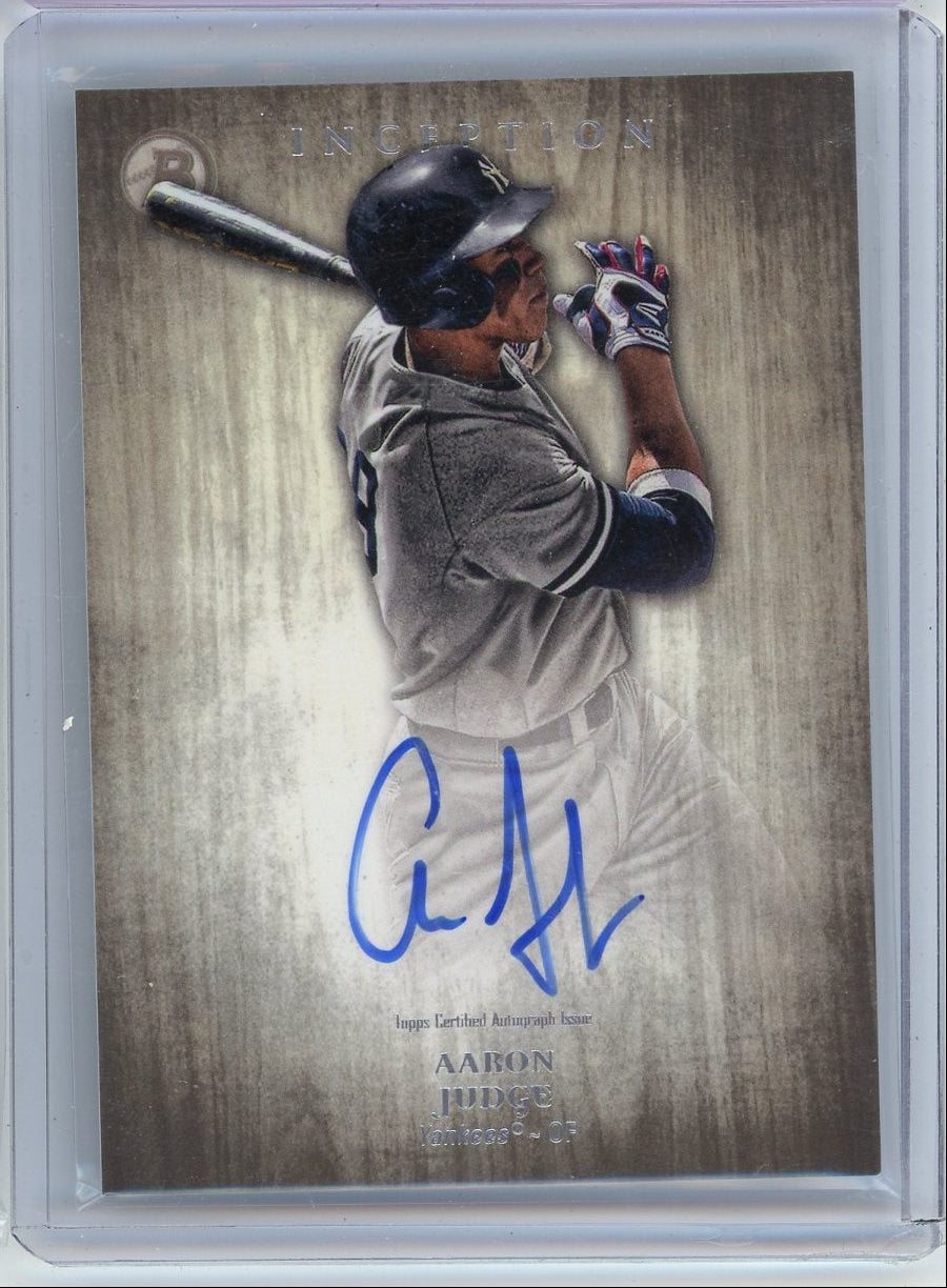 Aaron Judge 2014 Bowman Inception Prospect Autograph