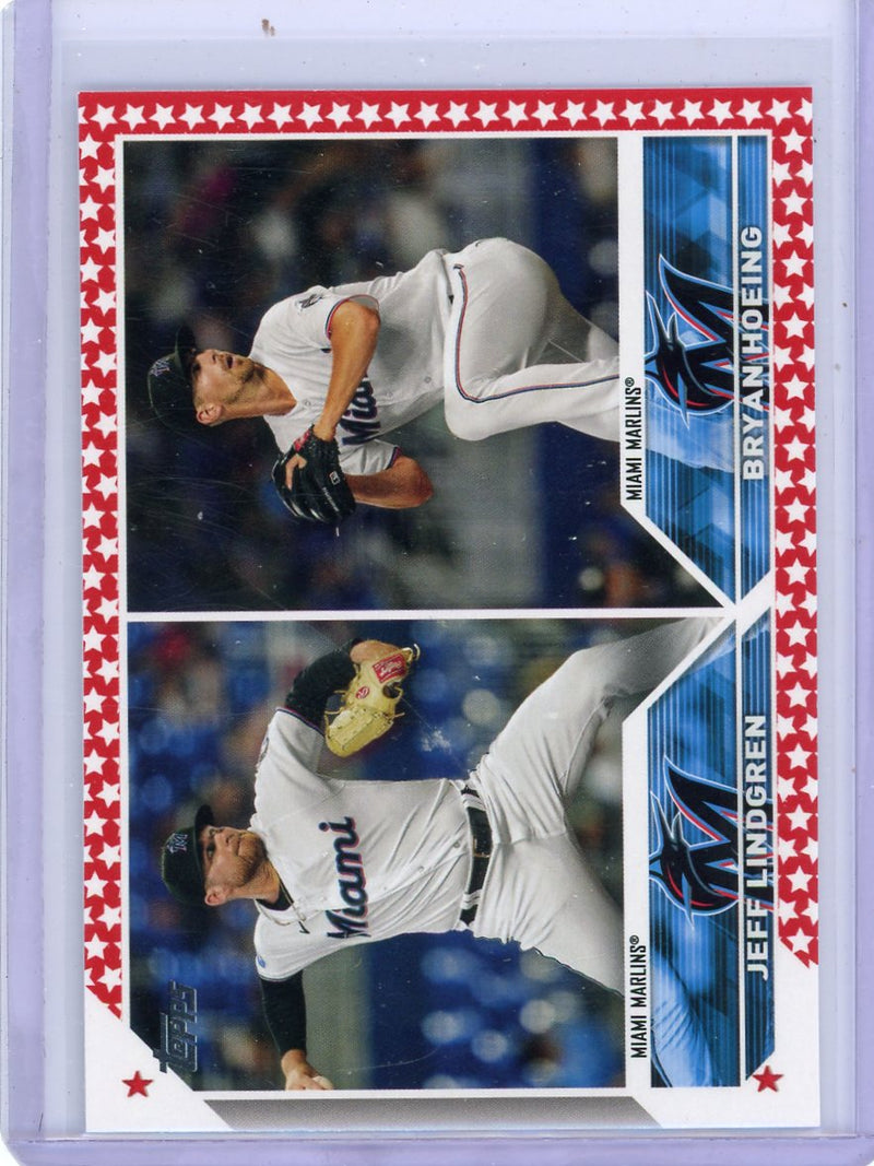 Jeff Lindgren Bryan Hoeing 2023 Topps Independence Day 