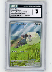 Hop's Wooloo Pokémon Journey Together Illustration Rare 170/159 CGC 9