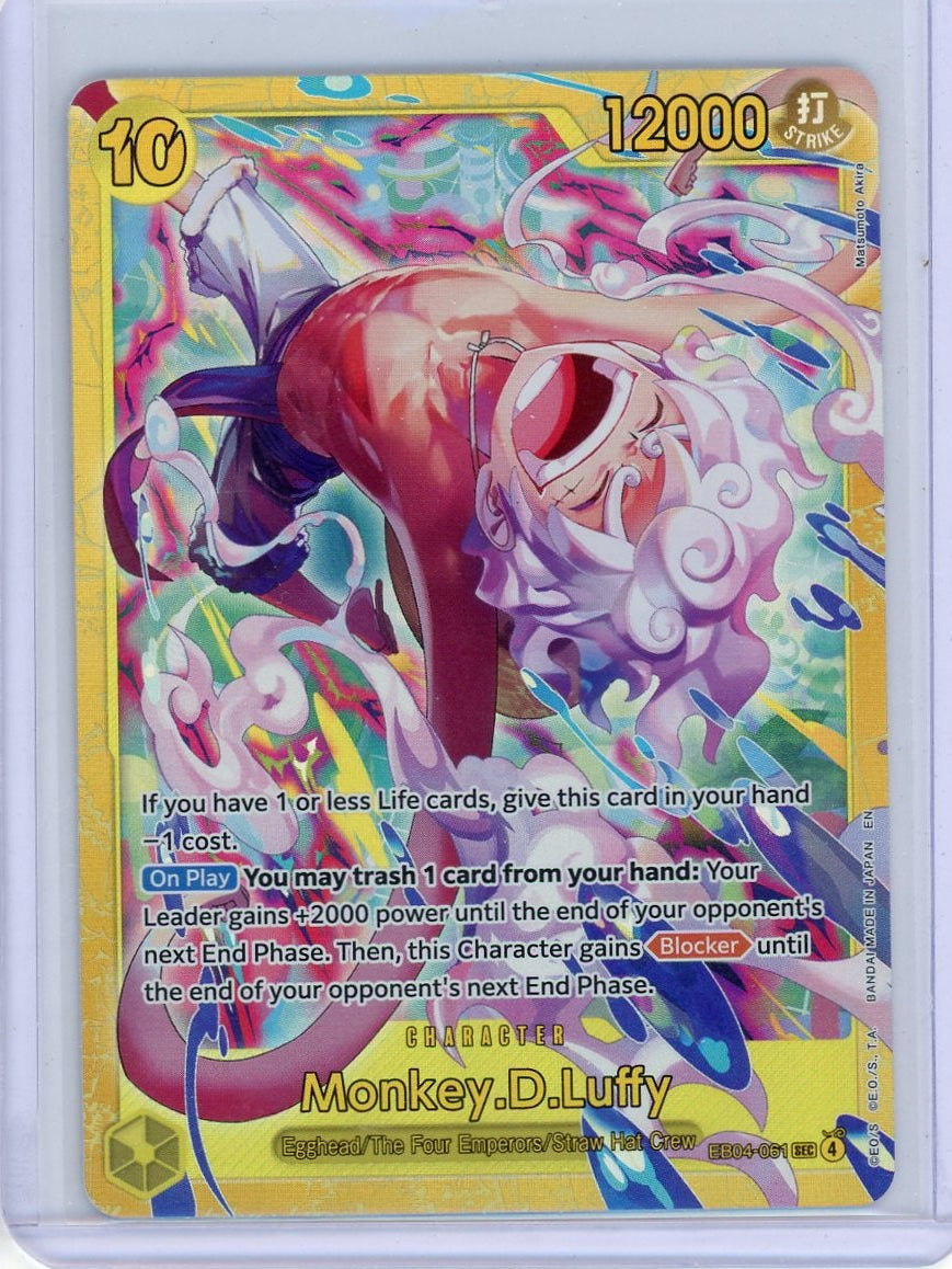 Monkey.D.Luffy One Piece Adventure on Kami's Island Secret Rare #EB04-061