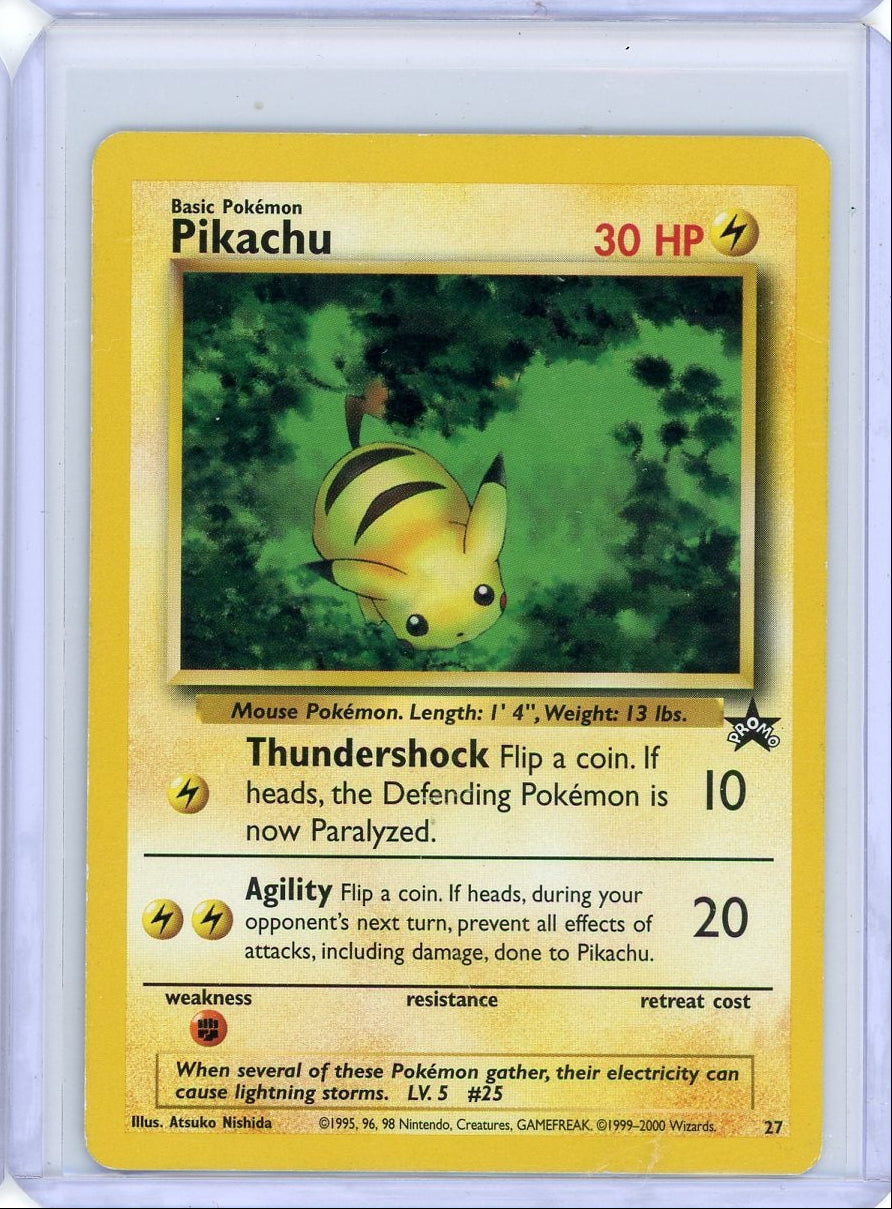 Pikachu #27 Pokemon Black Star Promo "Bumblebee"