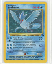 Articuno 1999 Pokemon Fossil holo #2/62