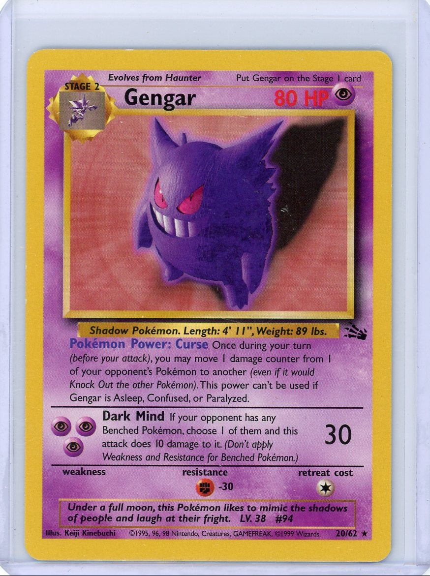 Gengar #20 Pokemon Fossil