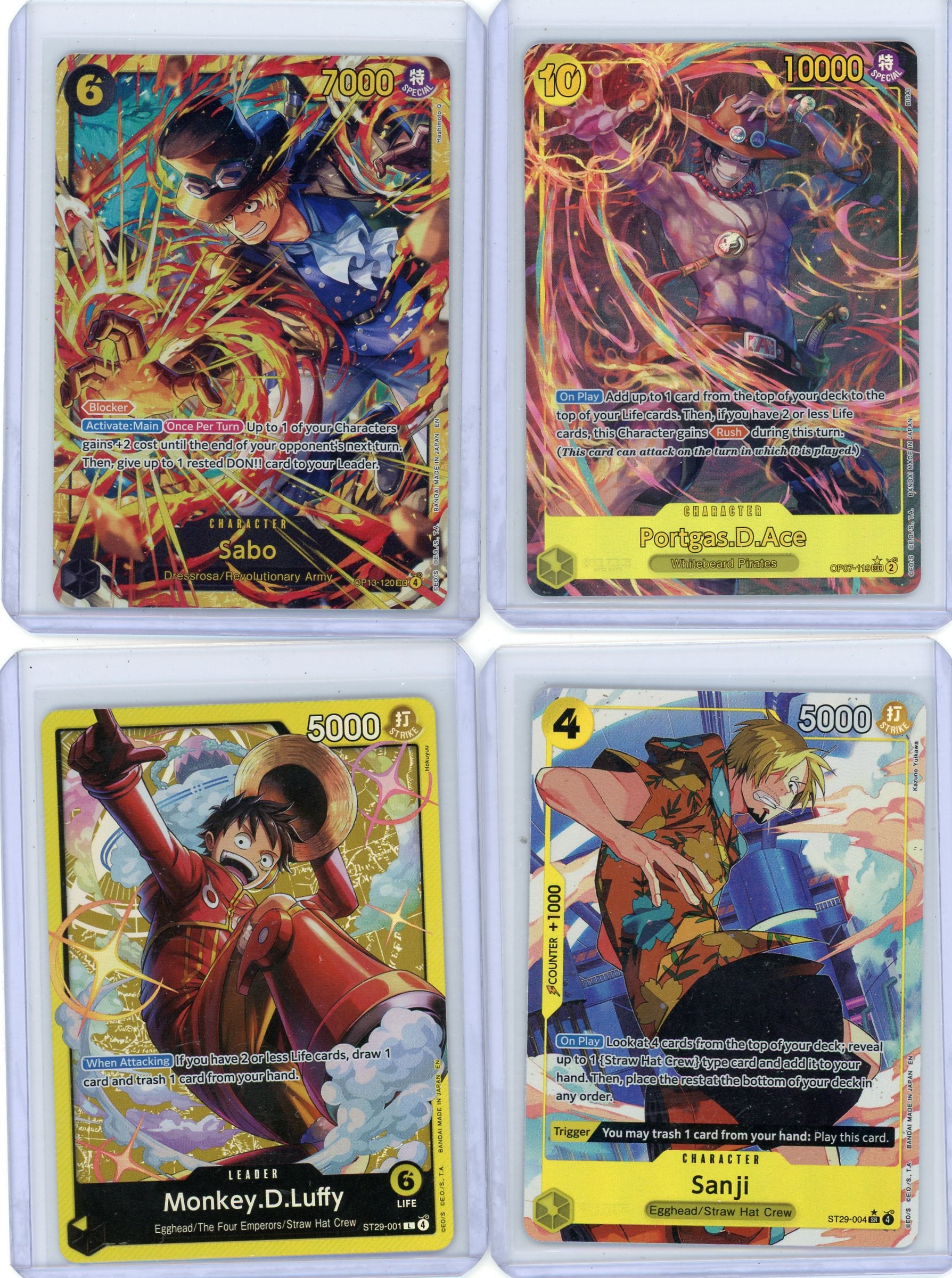 Monkey.D.Luffy One Piece Egghead Starter Deck Leader #ST29-001