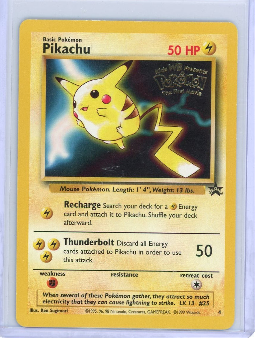 Pikachu 1999 Pokemon Movie Promo #4 LP