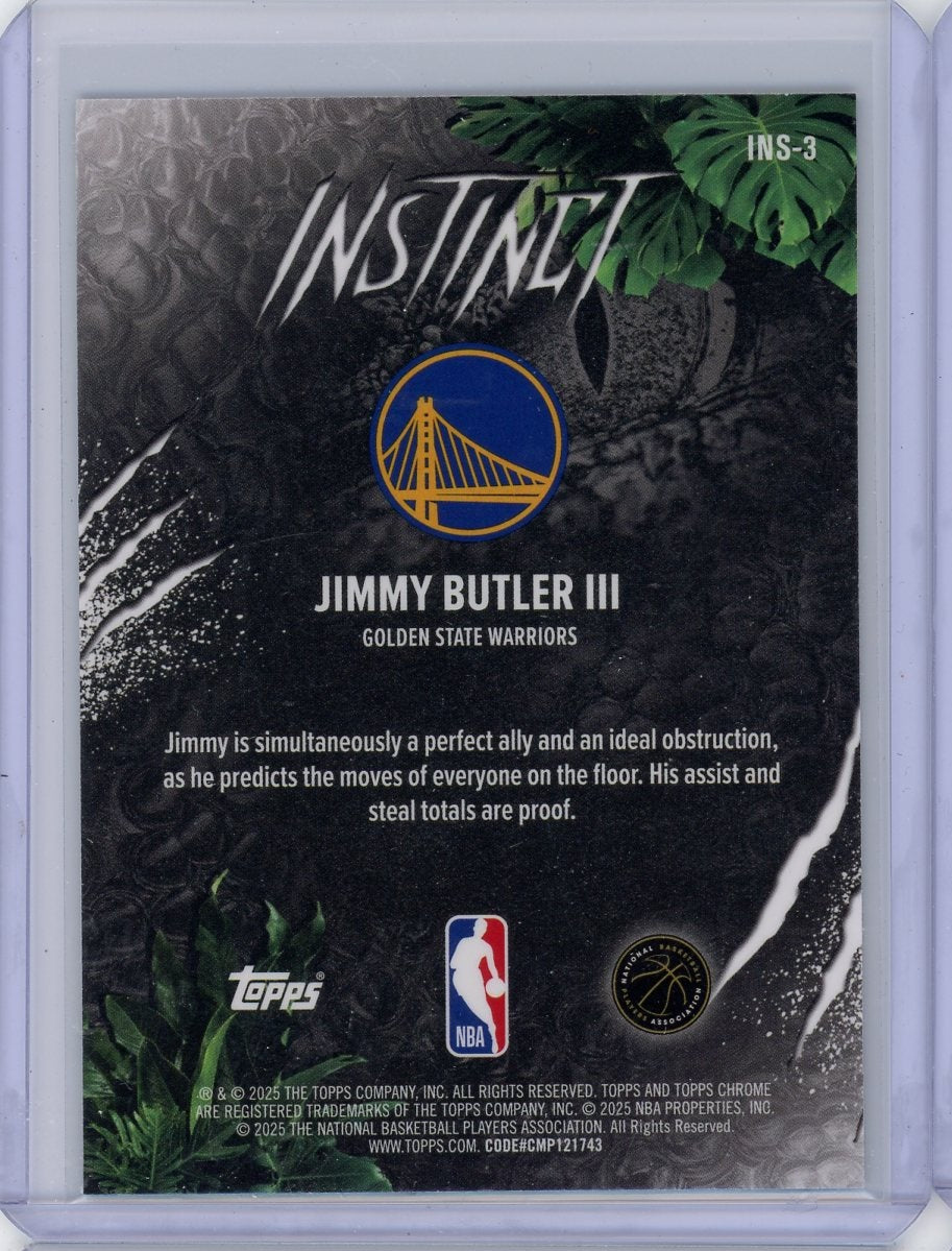 Jimmy Butler 2025-26 Topps Chrome Instinct