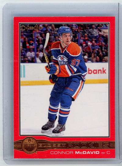 Connor McDavid 2015-16 Opc Glossy Rookie Red #R1