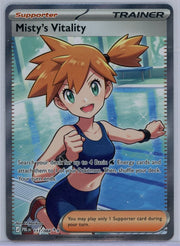 Misty's Vitality Pokémon Pitch Black Ultra Rare #111/084