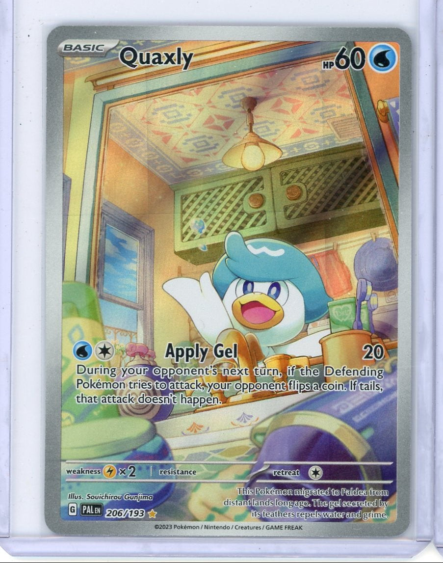 Quaxly Pokémon Paldea Evolved #206/193