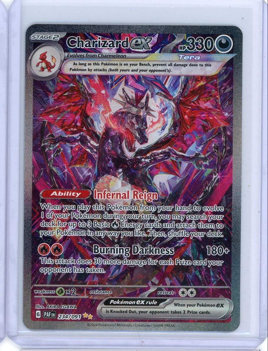 Charizard ex Pokémon Paldean Fates Special Illustration Rare #234/091