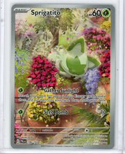Sprigatito Pokémon Paldea Evolved Illustration Rare #196/193