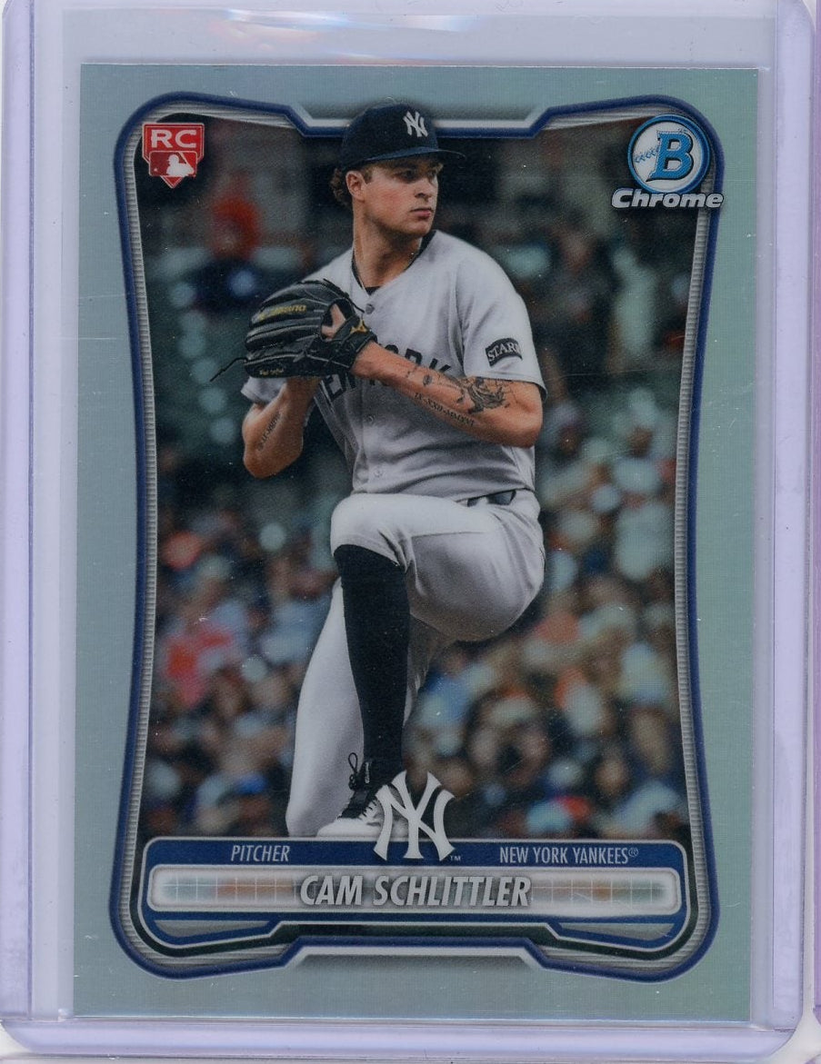 Cam Schlittler 2026 Bowman Chrome Rookie Red Shield Refractor
