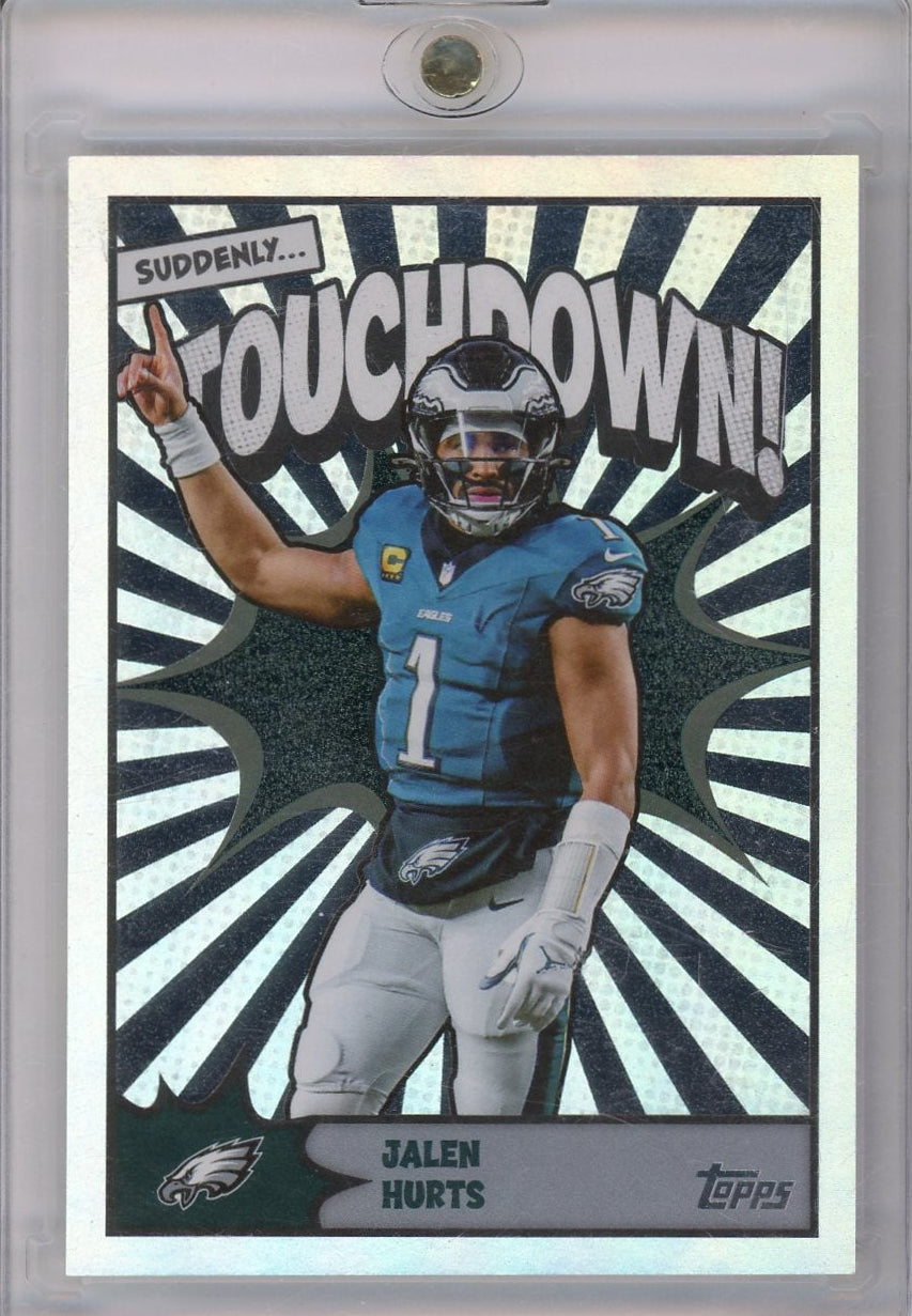 Jalen Hurts 2026 Topps Flagship Football Touchdown SSP