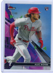 Alec Bohm 2021 Topps Finest rookie card #'d 044/300