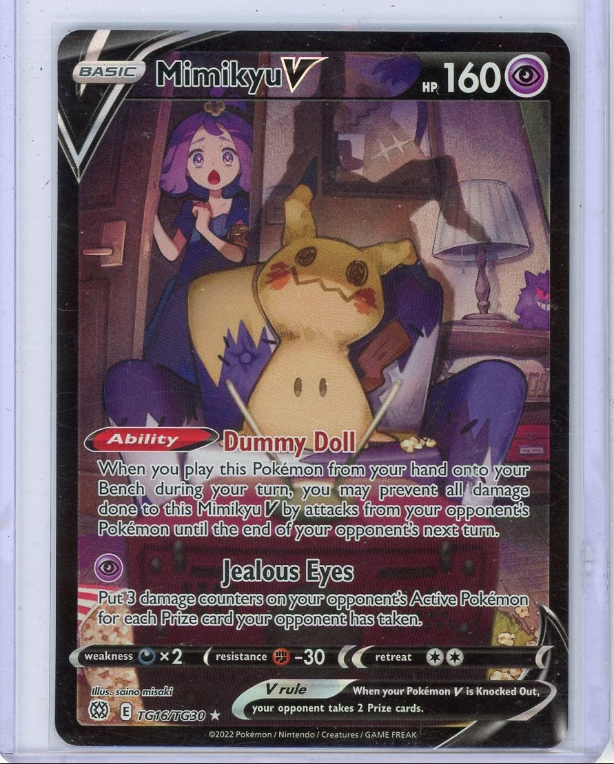 Mimikyu V Pokémon Brilliant Stars Trainer Gallery #TG16/TG30