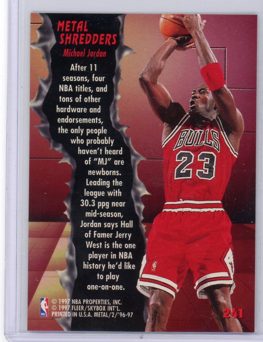Michael Jordan 1997-98 Fleer Metal Shredders