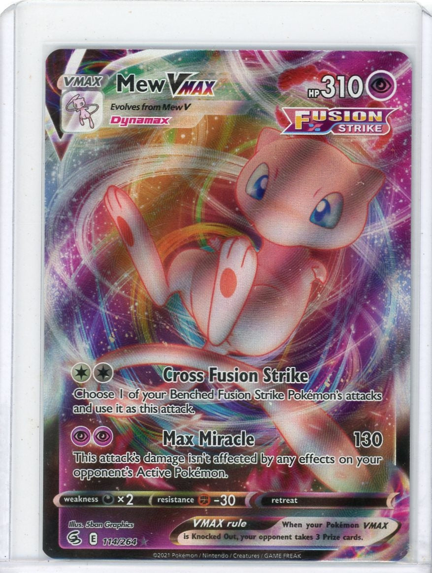 Mew Vmax Pokémon Fusion Strike Ultra Rare #114/264