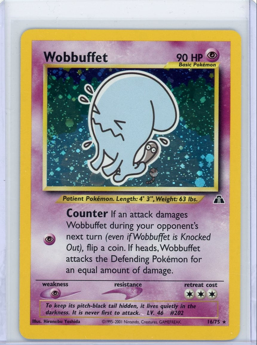 Wobbuffet Pokémon Neo Discovery Holo #16/75 (NM)