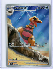 Krokorok Pokémon Black Bolt Illustration Rare #136/086