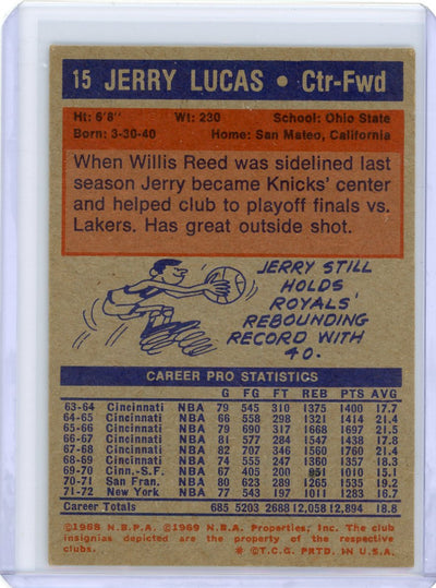 Jerry Lucas 1972-73 Topps #15