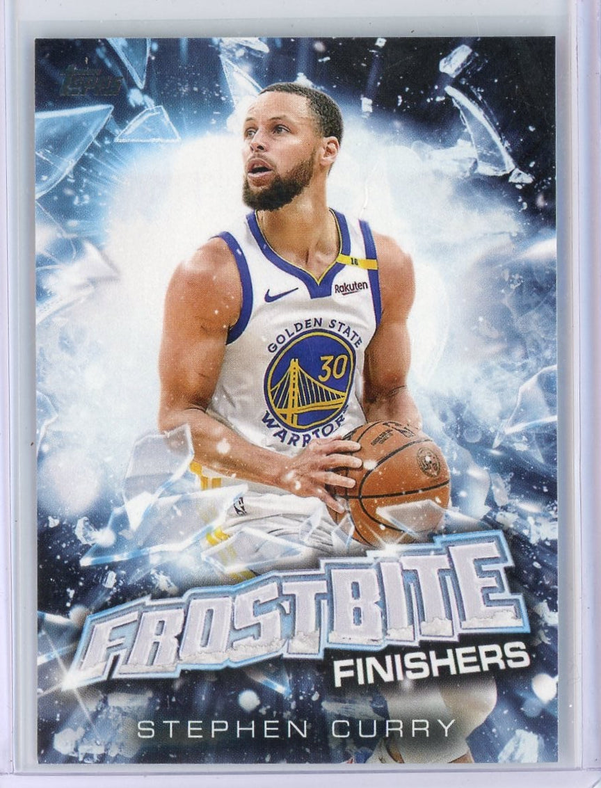 Stephen Curry 2025-26 Topps Holiday Frostbite Finishers