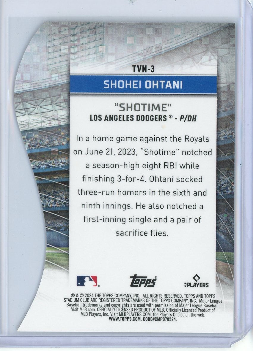 Shohei Ohtani 2024 Stadium Club Chrome Triumvirates Nicknames