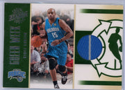 Vince Carter 2011 Panini Season Update Green Week Patch #'d 039/799
