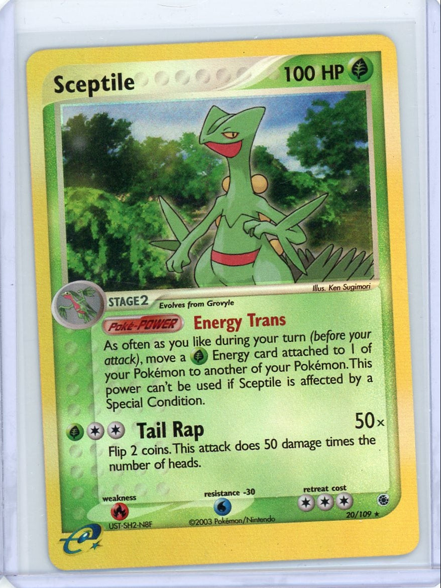 Sceptile Pokémon Ruby & Sapphire Reverse Holo #20/109