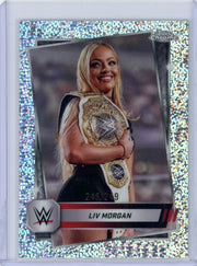 Liv Morgan 2025 Topps Chrome Speckle Refractor #'d 246/249