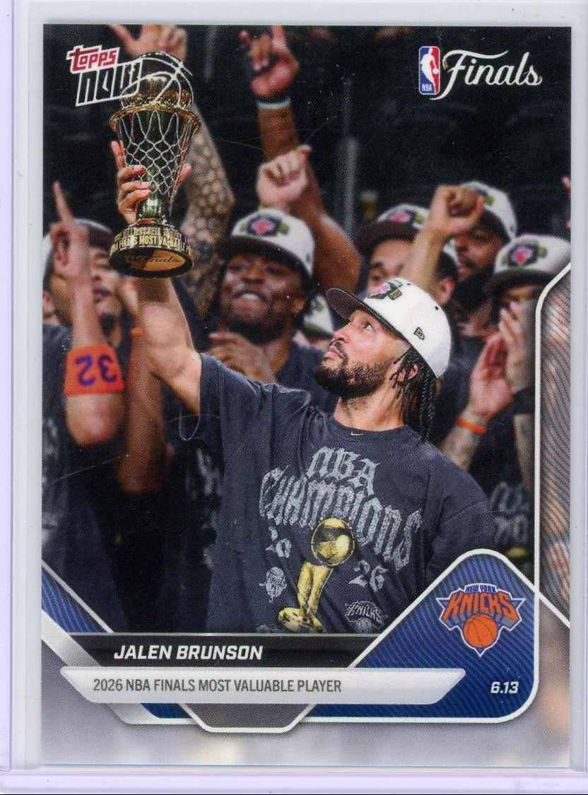 Jalen Brunson 2026 Topps Now Finals MVP #339