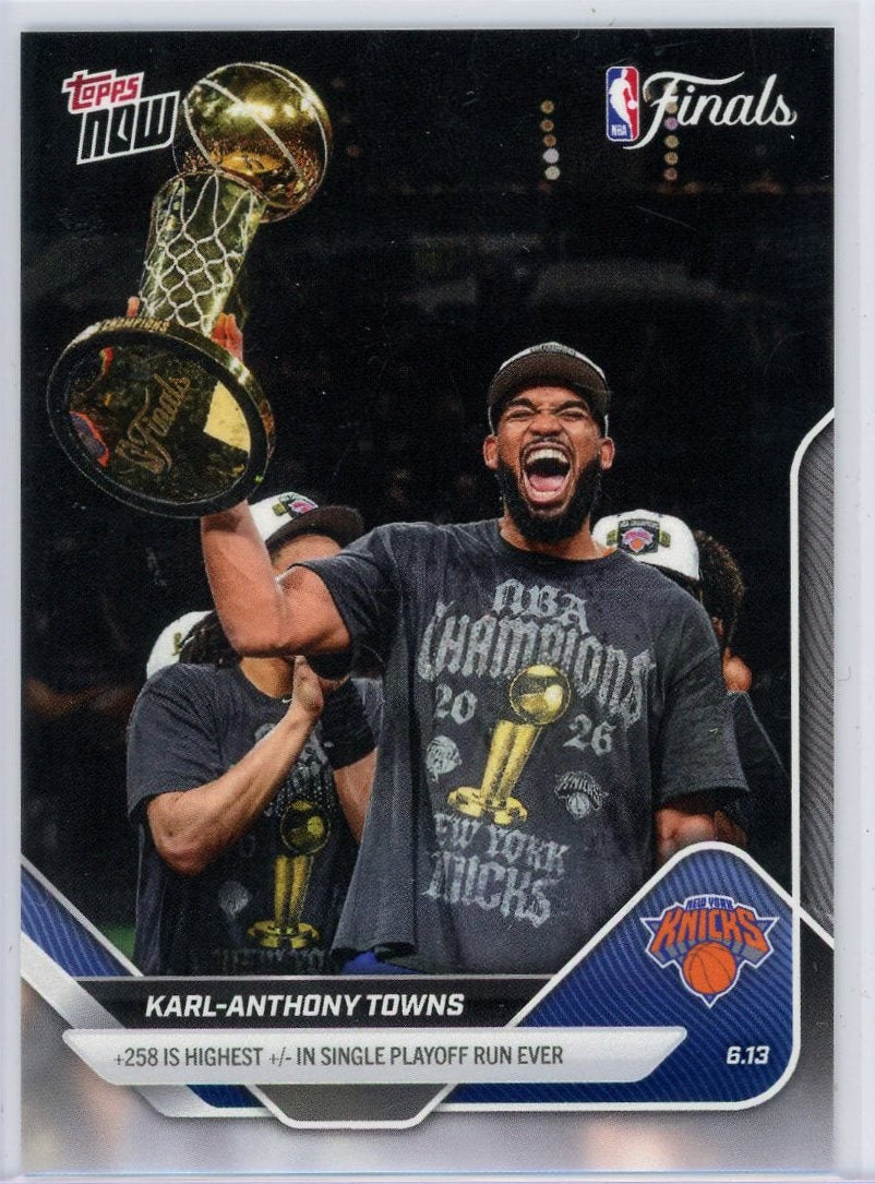 Karl-Anthony Towns 2026 Topps Now Finals #342