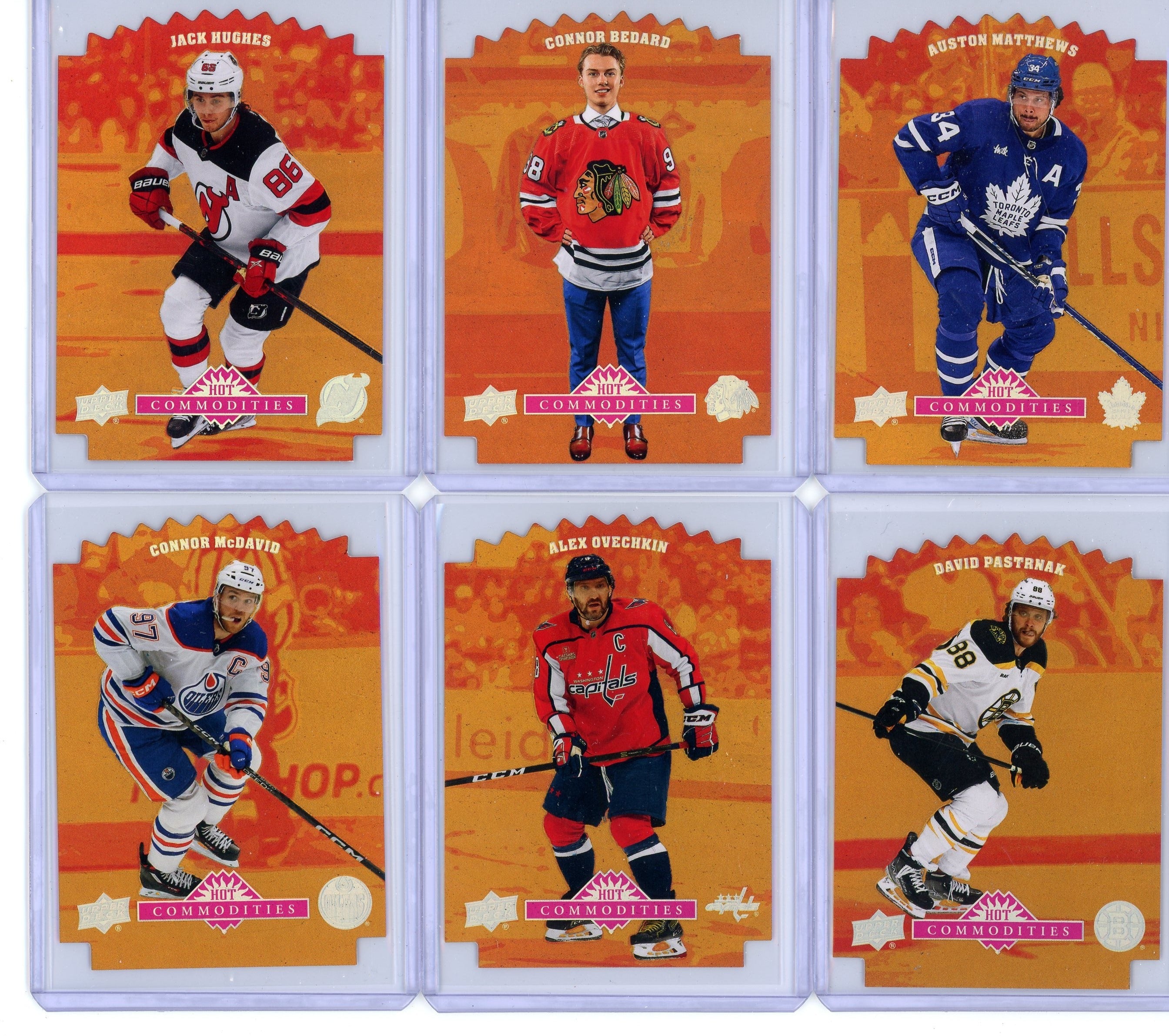 Hot Commodities 6-card die-cut 2024 Upper Deck CDD Promo Set