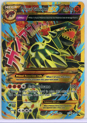 Primal Groudon EX 2015 Pokemon Ancient Origins Shiny Full Art #97/98 HP/DMG