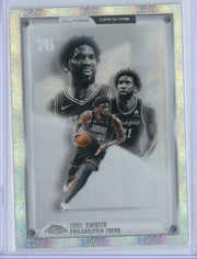 Joel Embiid 2025-26 Topps Chrome Glass Canvas #GC-12