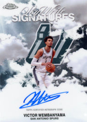 Victor Wembanyama 2025 Topps Chrome Sky Write Signatures Auto