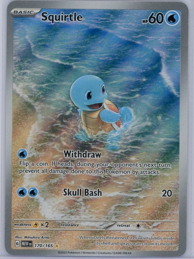 Squirtle 2023 Pokémon 151 Illustration Rare #170/165