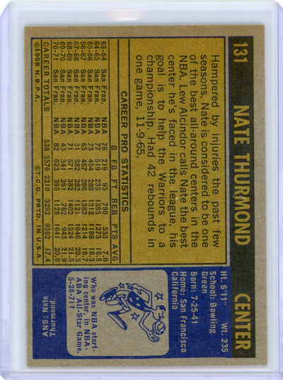 Nate Thurmond 1971-72 Topps #131