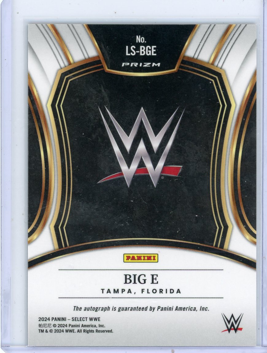 Big E 2024 Panini Select Legendary Signatures Auto