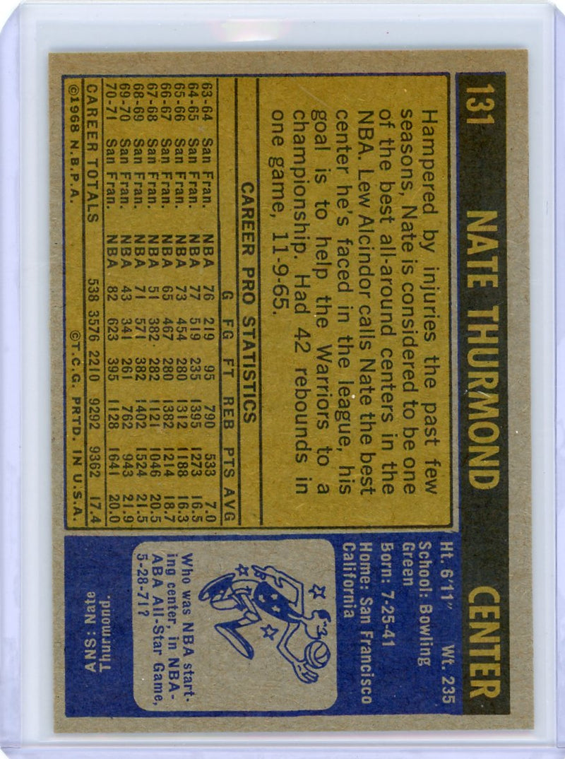 Nate Thurmond 1971-72 Topps 