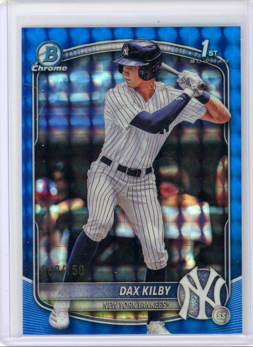 Dax Kilby 2025 Bowman Chrome 1st #'d 88/150