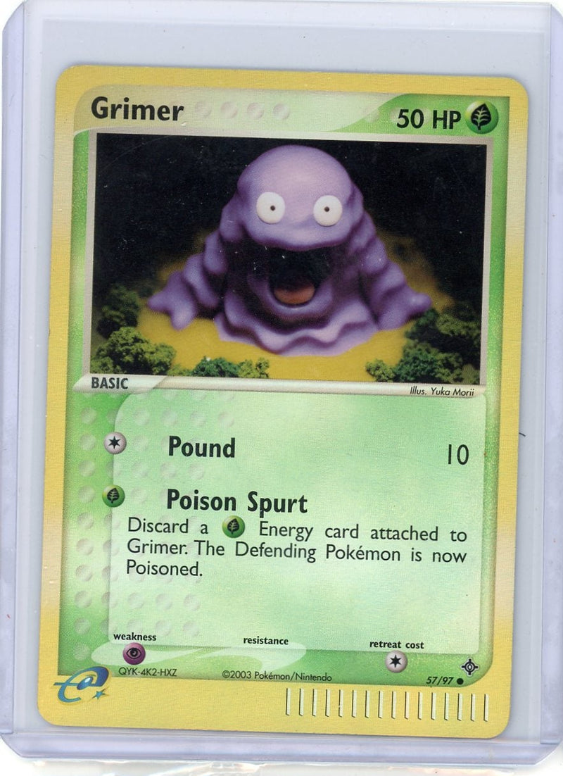 Grimer 2003 Pokemon Dragon reverse holo 