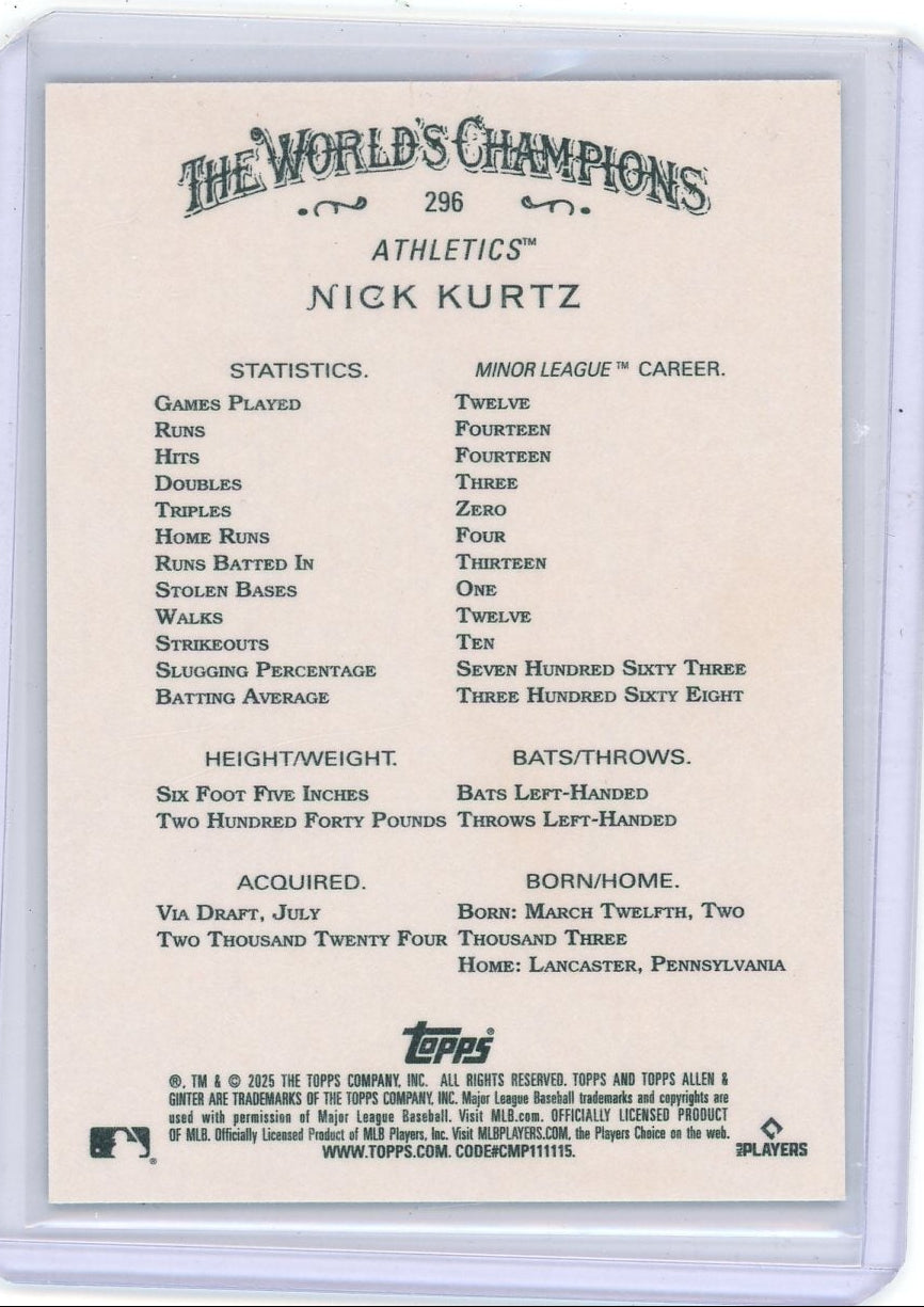 2025-26 Ben Rice Allen & Ginter Black #104