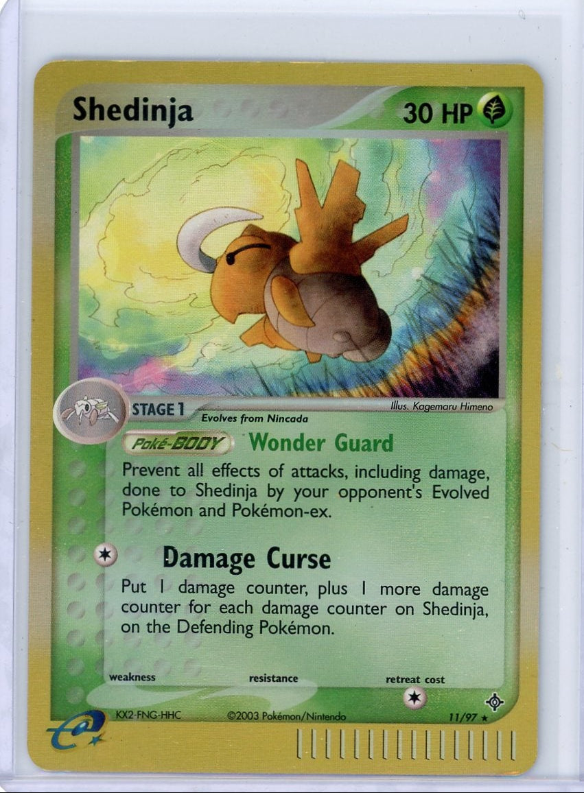 Shedinja 2003 Pokemon Dragon reverse holo #11/97 MP