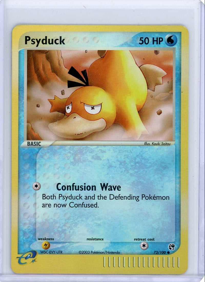 Psyduck 2003 Pokemon Sandstorm reverse holo 
